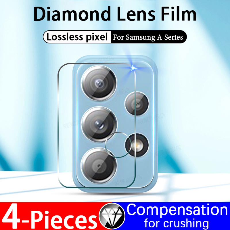 Phone Cases Samsung A14 - 4PCS Camera Lens Protector Glass Film