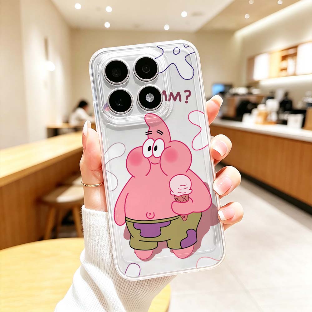 Phone Cases Xiaomi 15T - S-Starfish S-SpongeBob Cover For Xiaomi Mi