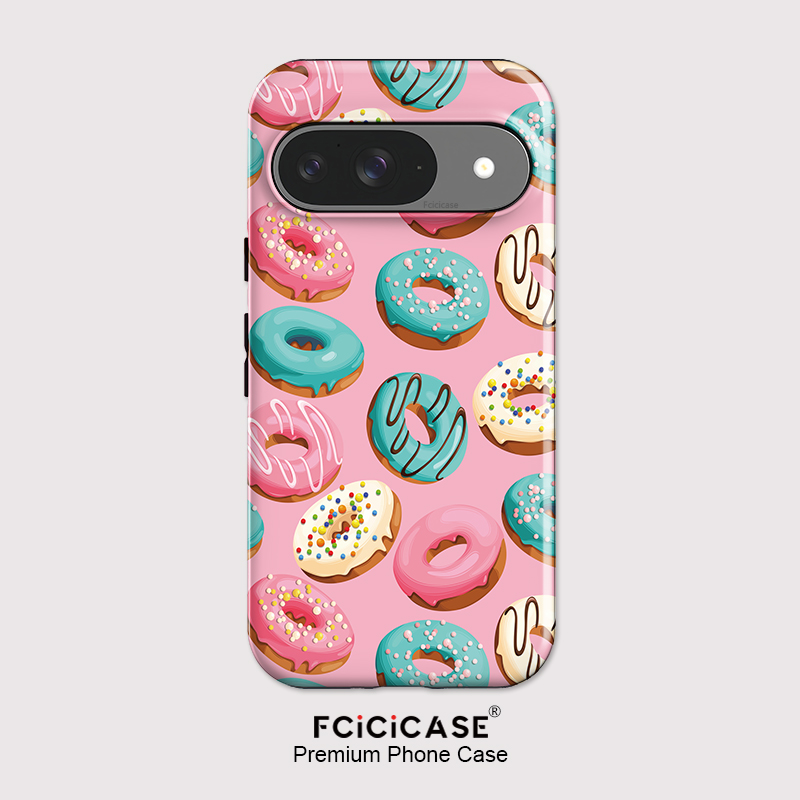 Phone Cases Google Pixel 9 - Fcicicase 2 in 1 Dual Layer