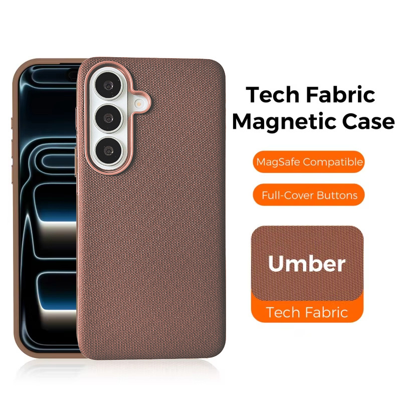 Phone Cases Galaxy S26 Ultra - Luxury Technology Fabric Magnetic Case for