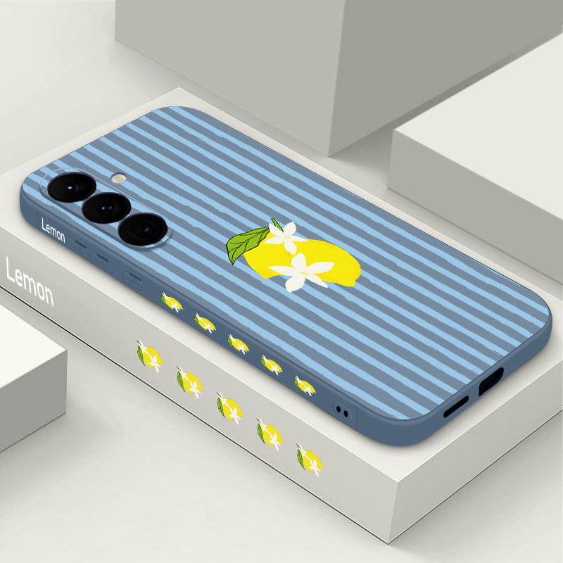 Phone Cases Galaxy S26 Ultra - Stripe Lemon Print TPU Phone Case