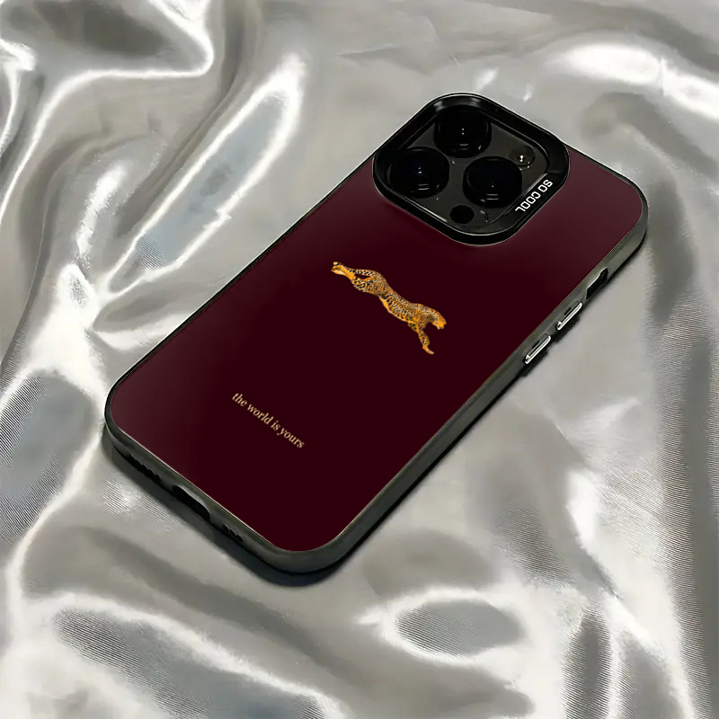 Phone Cases Trending - Minimalist Leopard Phone Case For iPhone