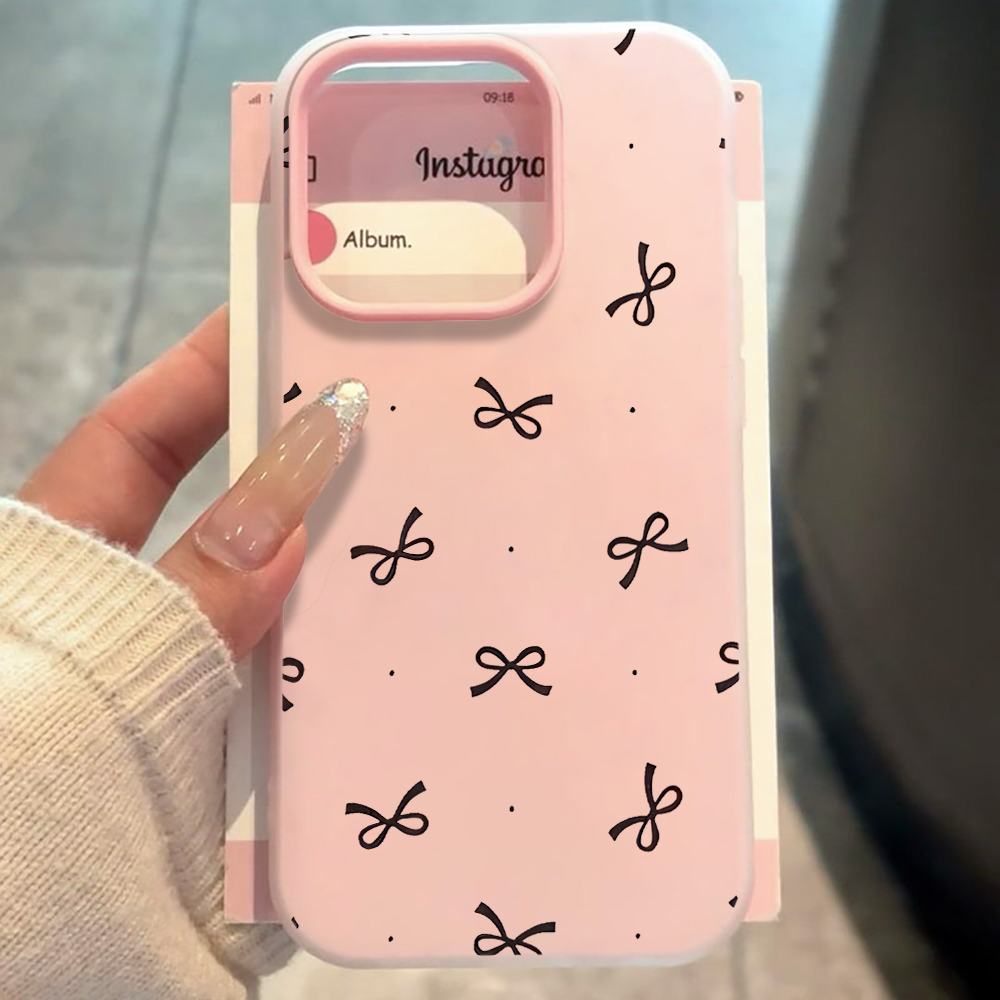 Phone Cases Iphone 13 - Cute Bow Polka Dot INS Phone