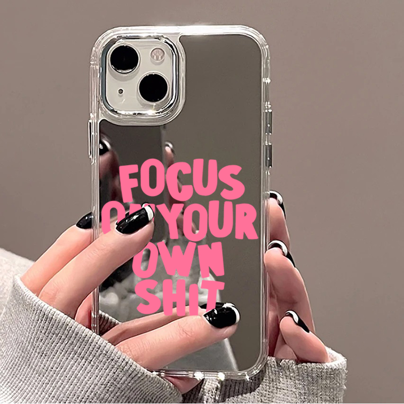 Phone Cases Trending - Trendy Quotes & Colorful Letter Mirror