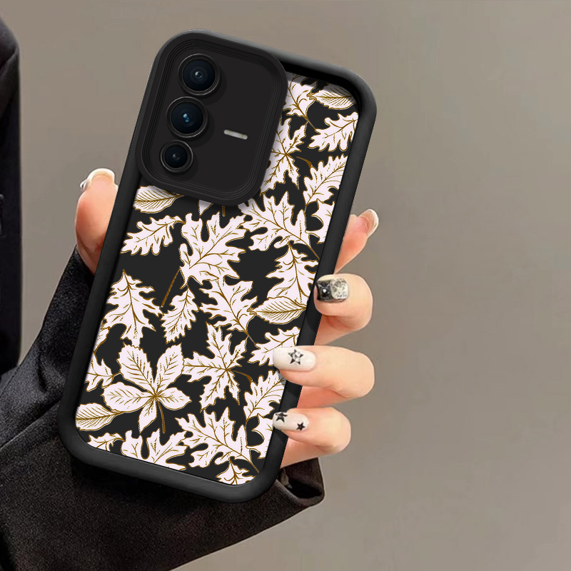 Phone Cases Vivo - Leaves Pattern Phone Case For Vivo