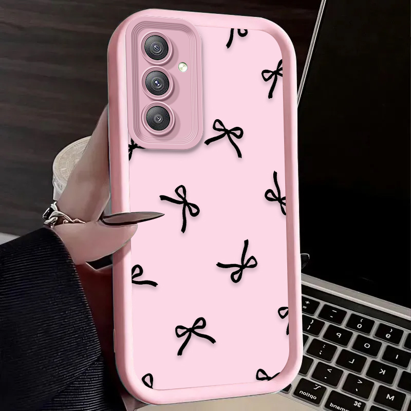 Black Love Heart Bowknot Case  - Phone Cases Samsung A14 recension och pris