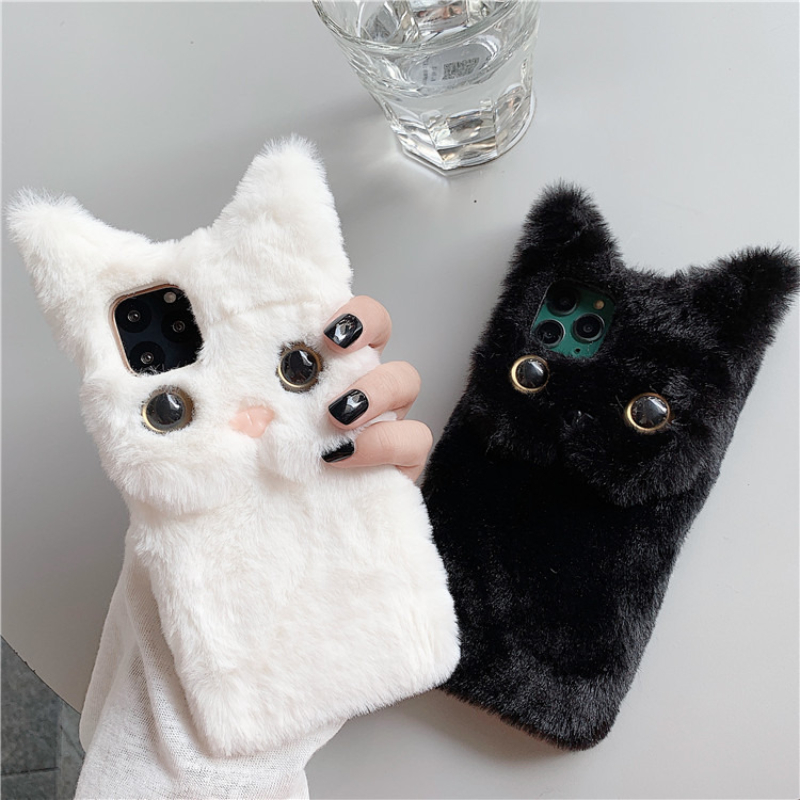 3D Cute Cartoon Cat Furry Plus - Phone Cases Iphone 13 recension och pris