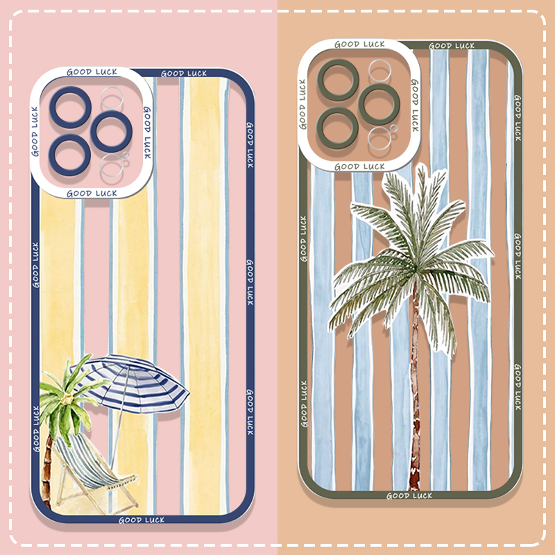 Summer Palm Coconut Tree Strip - Phone Cases Samsung A14 recension och pris