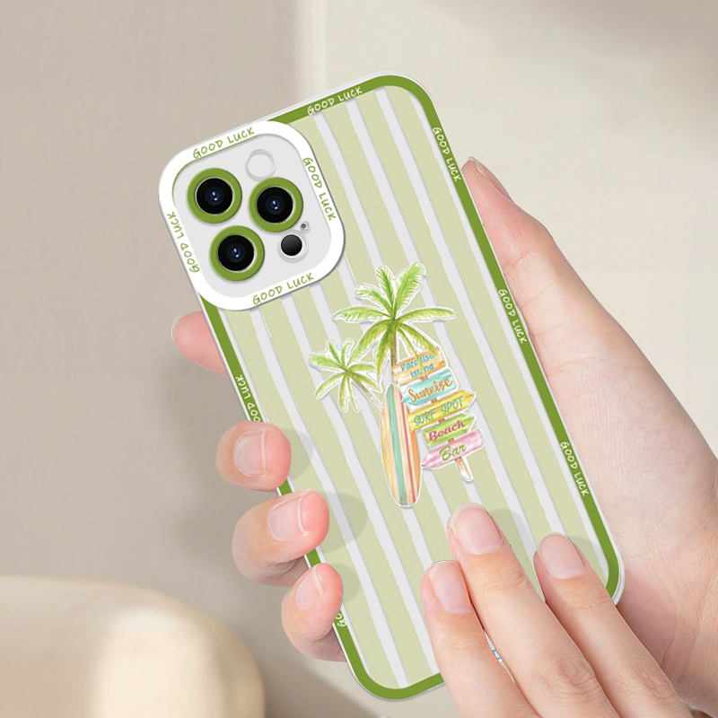 Summer Palm Coconut Tree Strip - Phone Cases Samsung A14 recension och pris