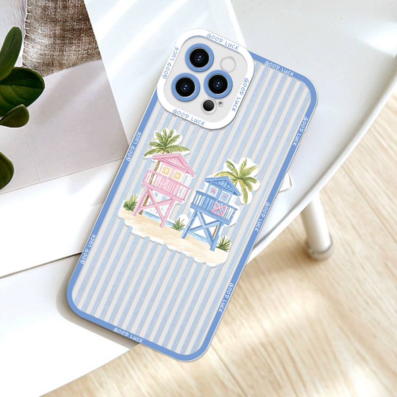 Summer Palm Coconut Tree Strip - Phone Cases Samsung A14 recension och pris