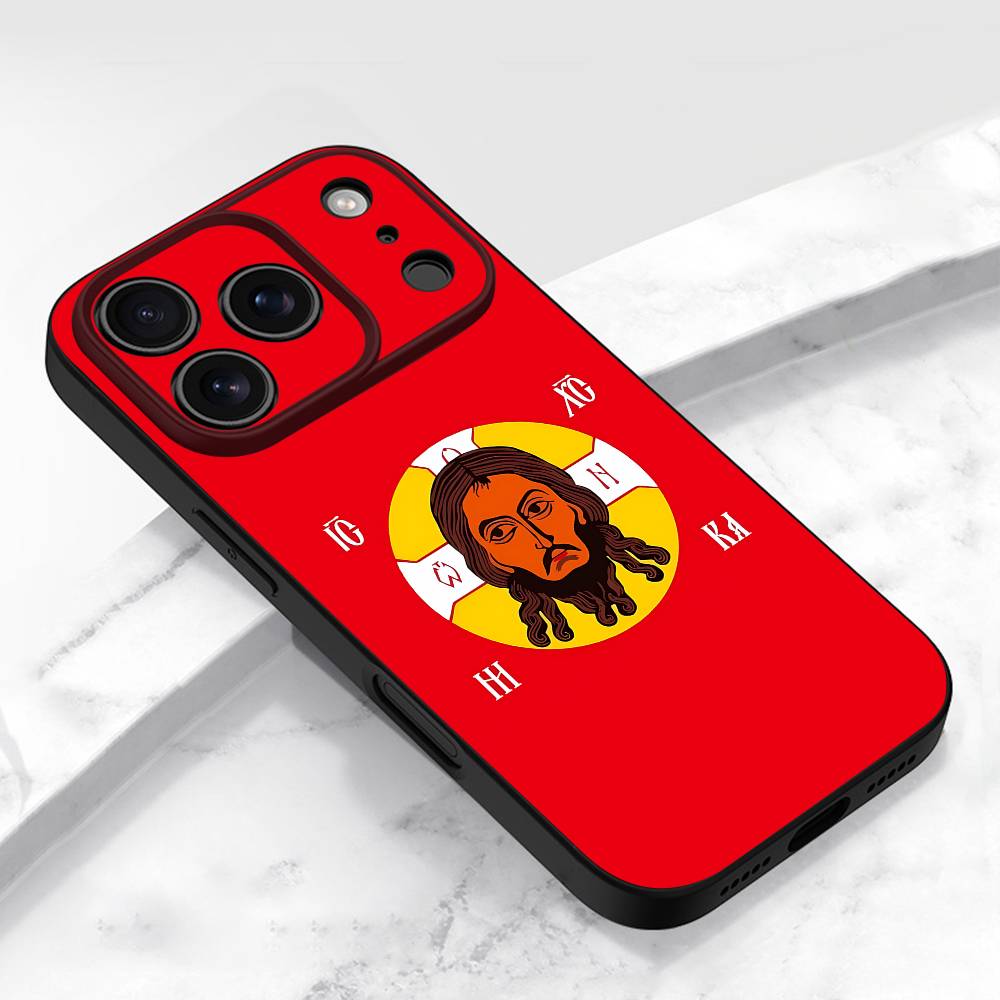 Russia Jesus Flag Christ Relig - Phone Cases Jesus recension och pris