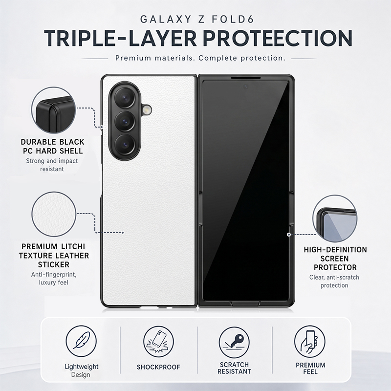 PU Leather Phone Case For Sams - Phone Cases Z Fold 7 recension och pris