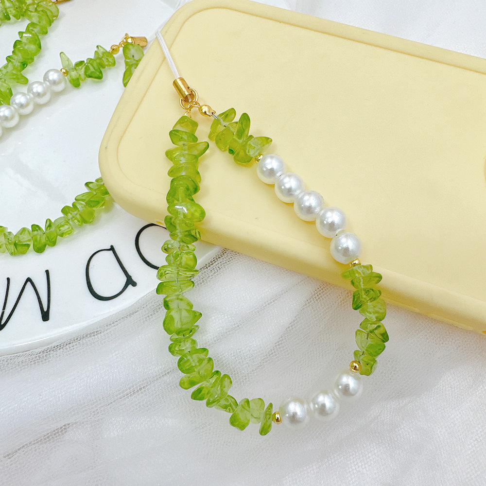 New Spring Green Stone Pendant - Phone Cases Wholesale recension och pris