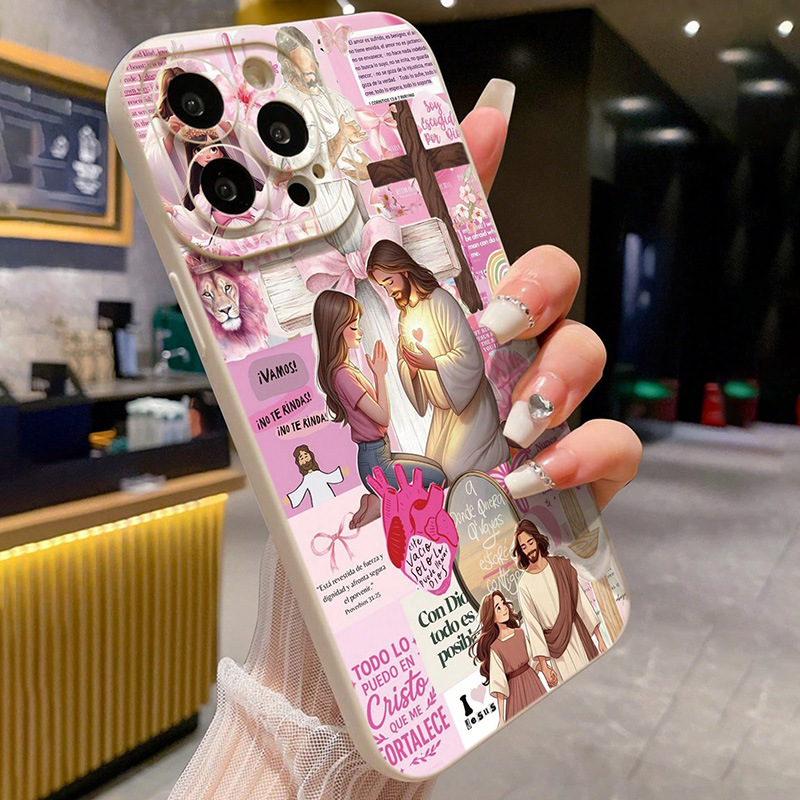 Religious Colorful Painted Jes - Phone Cases Jesus recension och pris