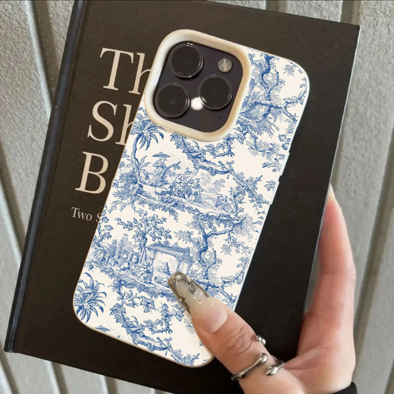 Fashion Blue White Porcelain P - Phone Cases Trending recension och pris