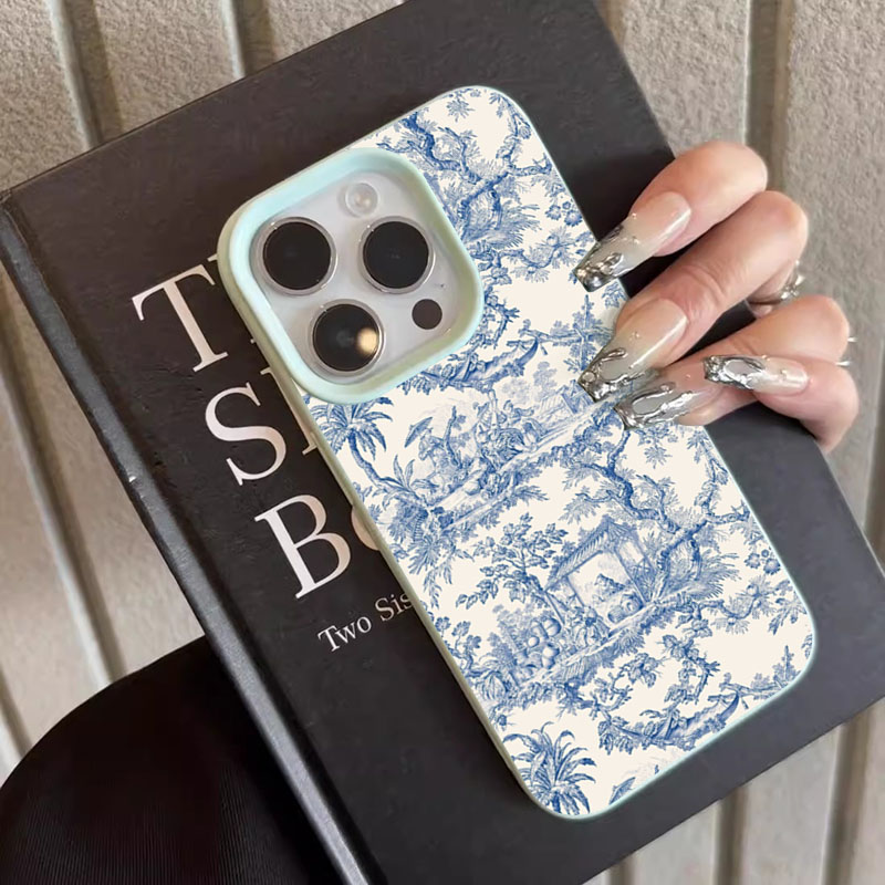 Fashion Blue White Porcelain P - Phone Cases Trending recension och pris