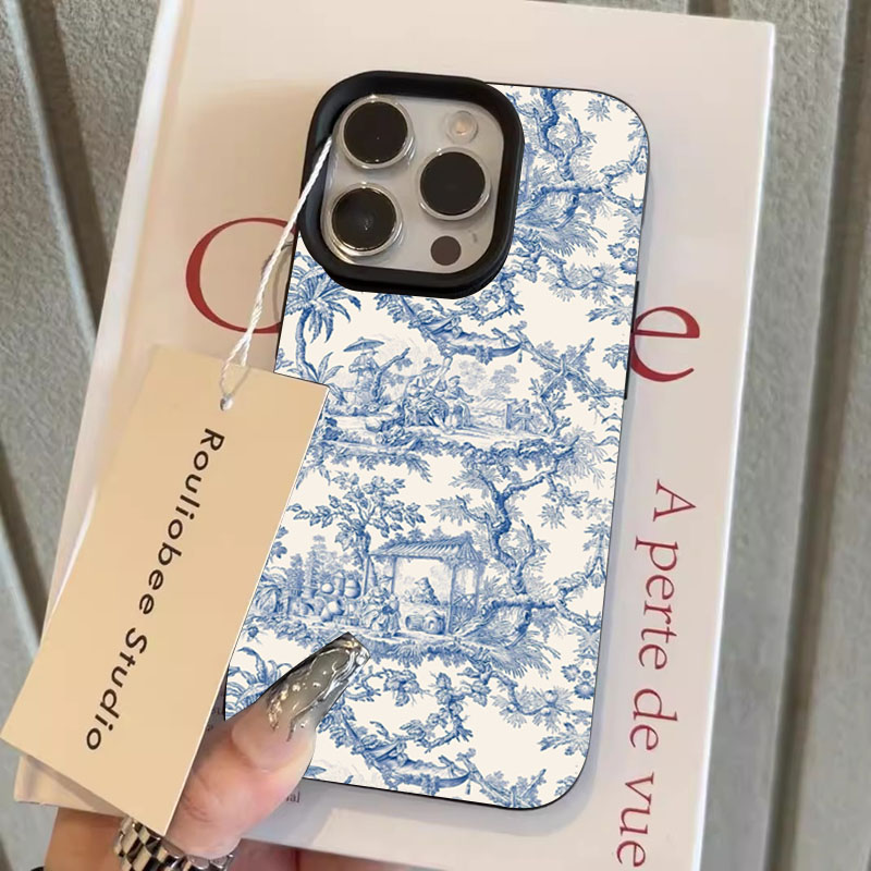 Fashion Blue White Porcelain P - Phone Cases Trending recension och pris