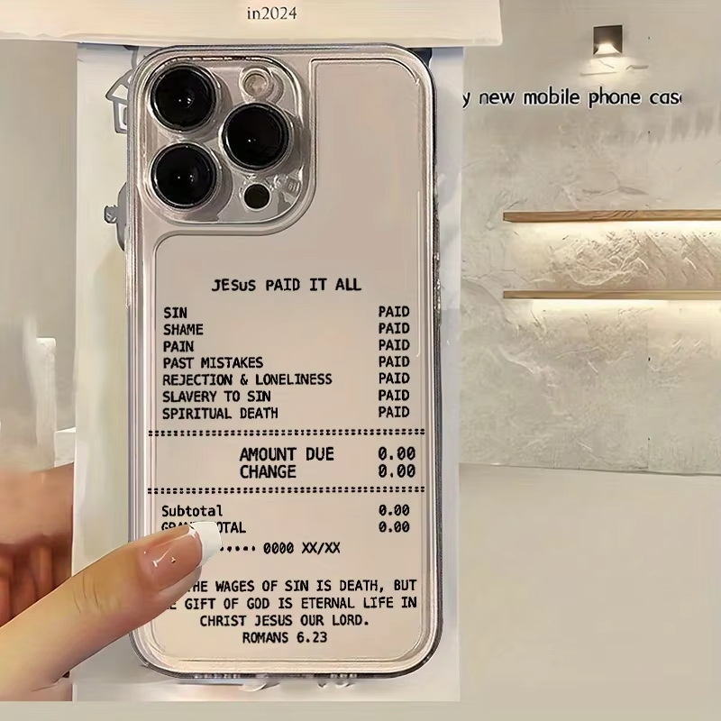 Jesus Paid it All Phone Case F - Phone Cases Jesus recension och pris