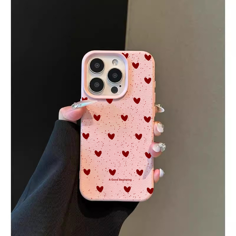 Fashion INS Love Heart Silicon - Phone Cases Trending recension och pris