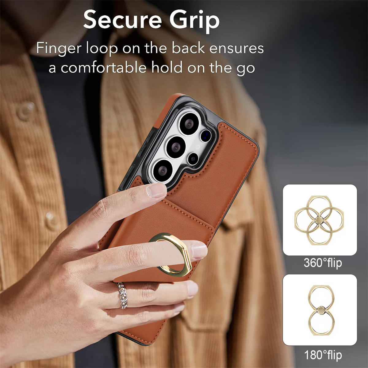 Wallet with Card Holder Ring K - Phone Cases Galaxy S26 Ultra recension och pris