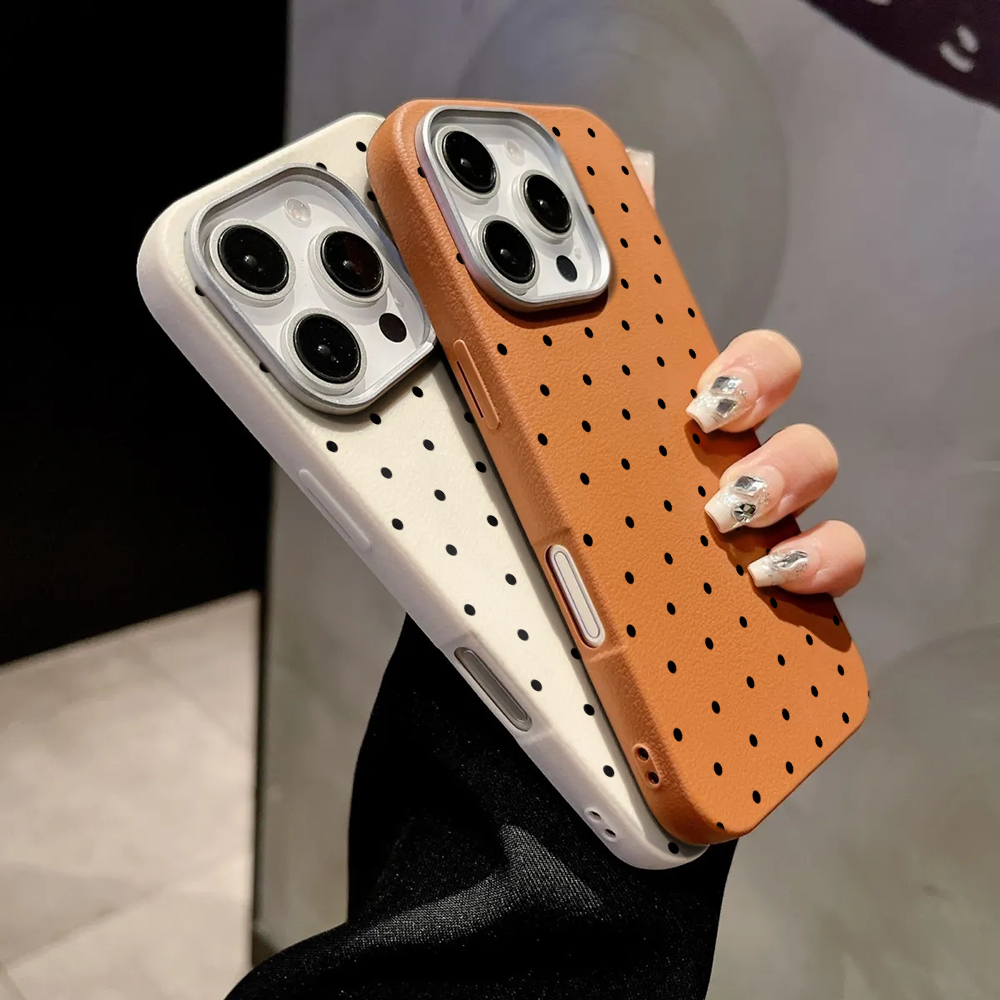 Korean INS Cute Polka Dot Phon - Phone Cases Trending recension och pris