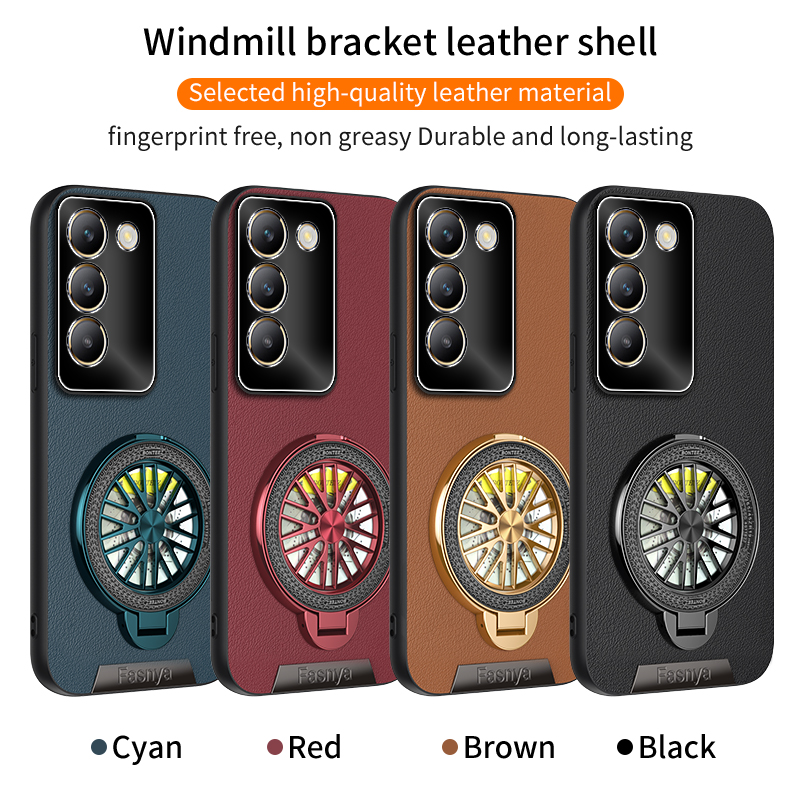 Metal Leather Texture Soft Pho - Phone Cases Vivo recension och pris
