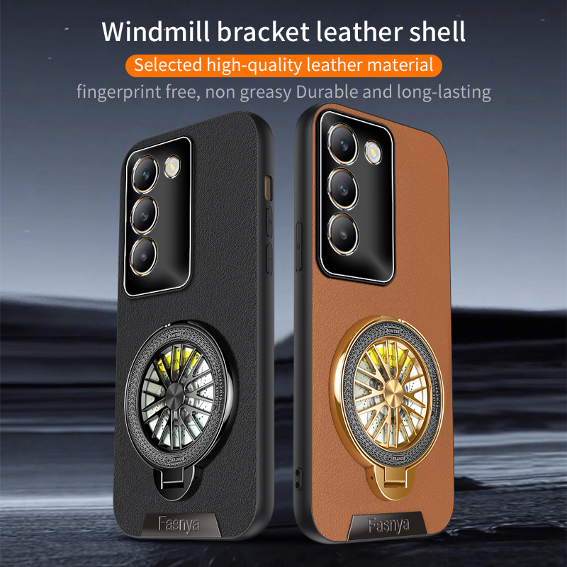 Metal Leather Texture Soft Pho - Phone Cases Vivo recension och pris