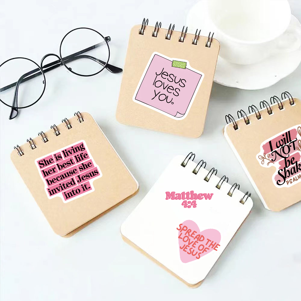 50/100PCS Pink Bible Jesus Gra - Phone Cases Jesus recension och pris