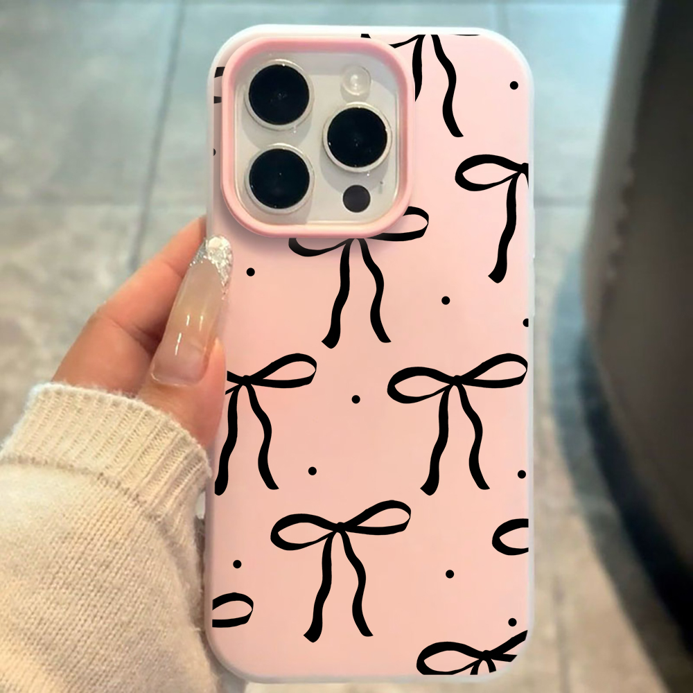INS Big Black Bow Pattern SIli - Phone Cases Xiaomi 15T recension och pris