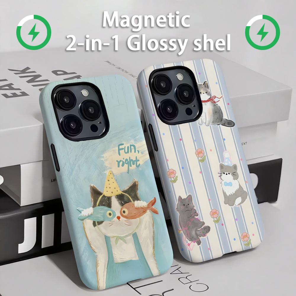 Cute cats and dogs  Phone Case - Phone Cases Iphone 13 recension och pris