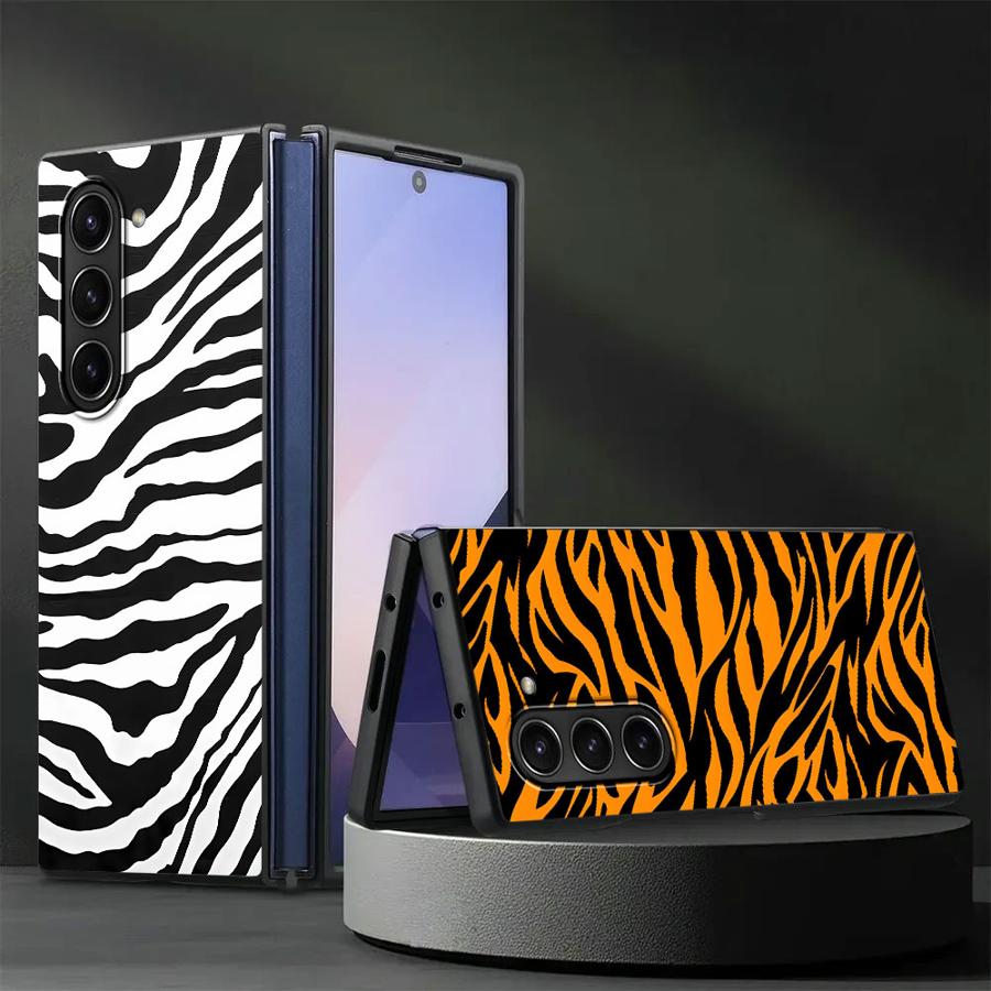 Zebra Striped Sunflower Back P - Phone Cases Z Fold 7 recension och pris