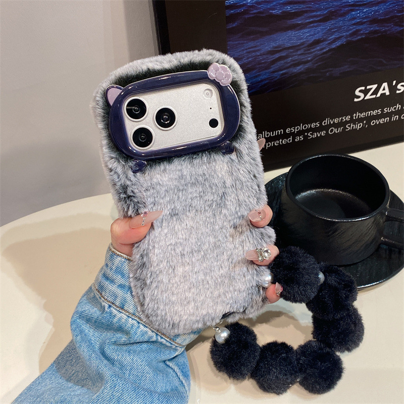 Luxury Solid Colors Furry Plus - Phone Cases Iphone 13 recension och pris