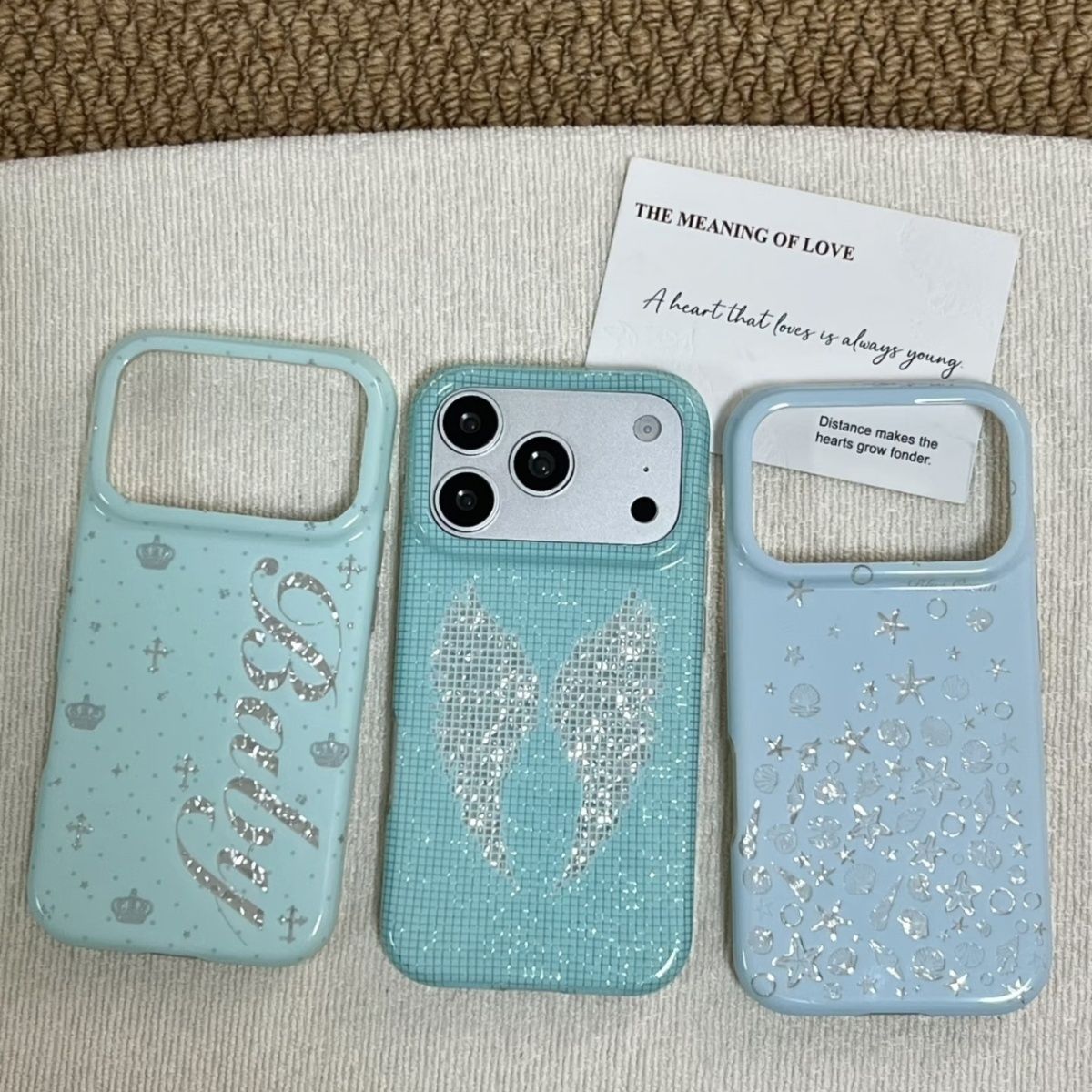 Korean Ins Mint Colored Englis - Phone Cases Iphone 13 recension och pris
