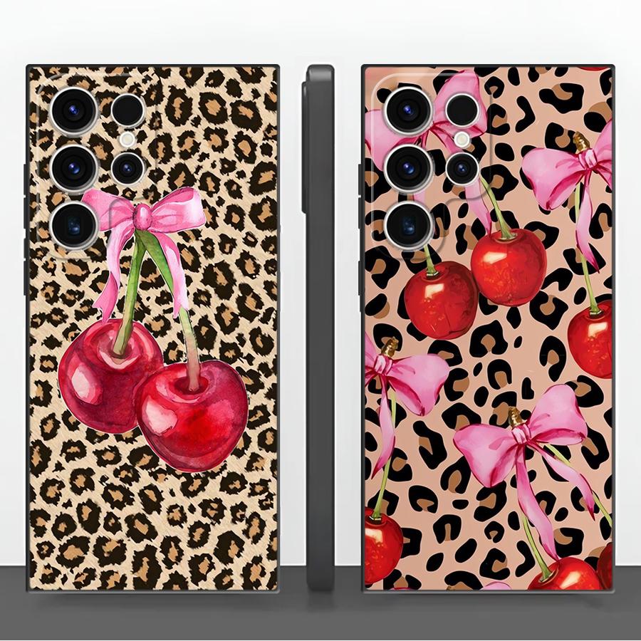 Leopard Cherry Funda Phone Cov - Phone Cases Galaxy S26 Ultra recension och pris
