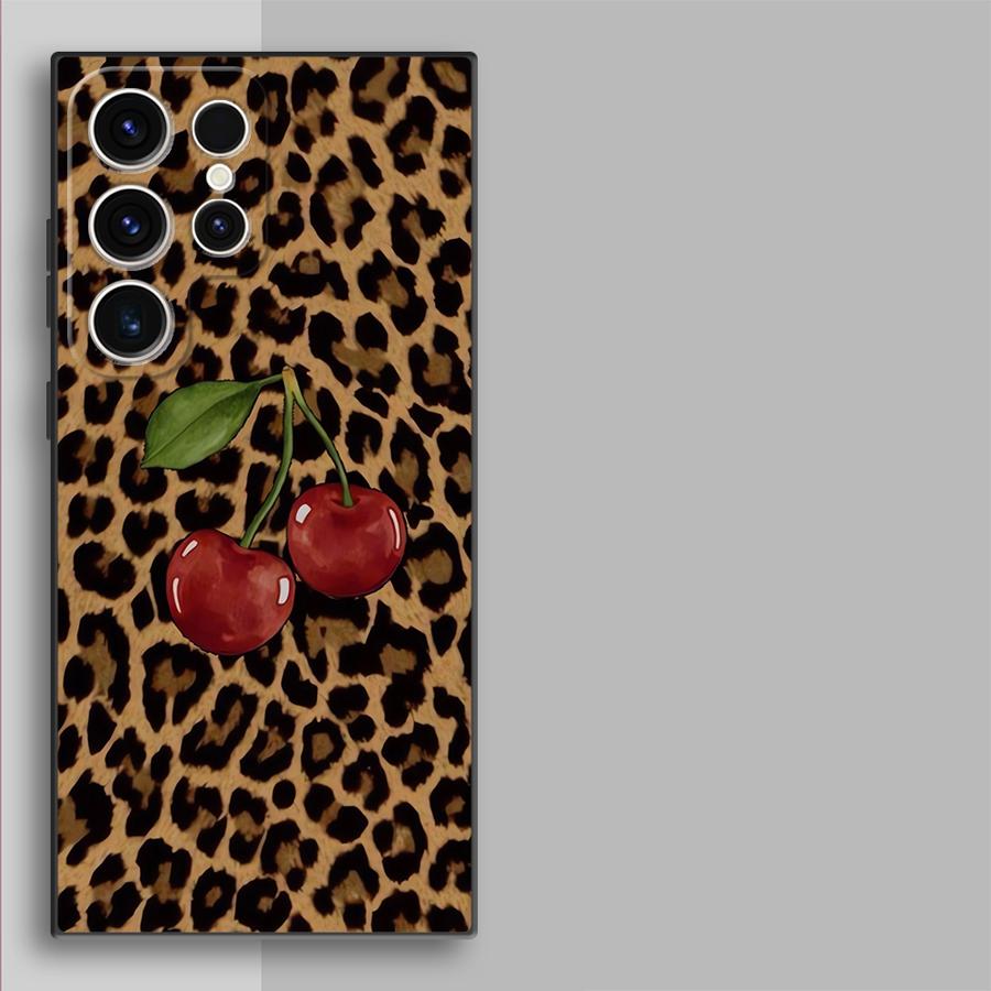 Leopard Cherry Funda Phone Cov - Phone Cases Galaxy S26 Ultra recension och pris
