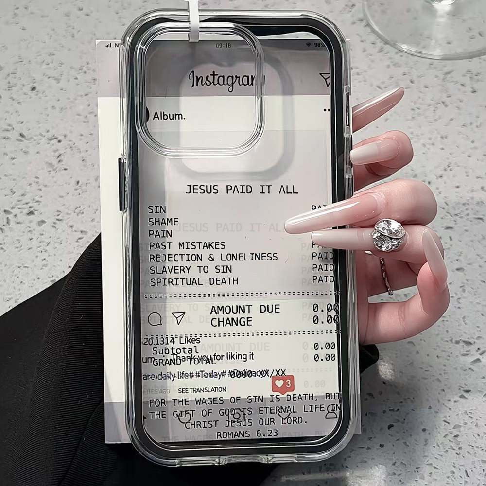 Jesus Christian Bible Transpar - Phone Cases Jesus recension och pris