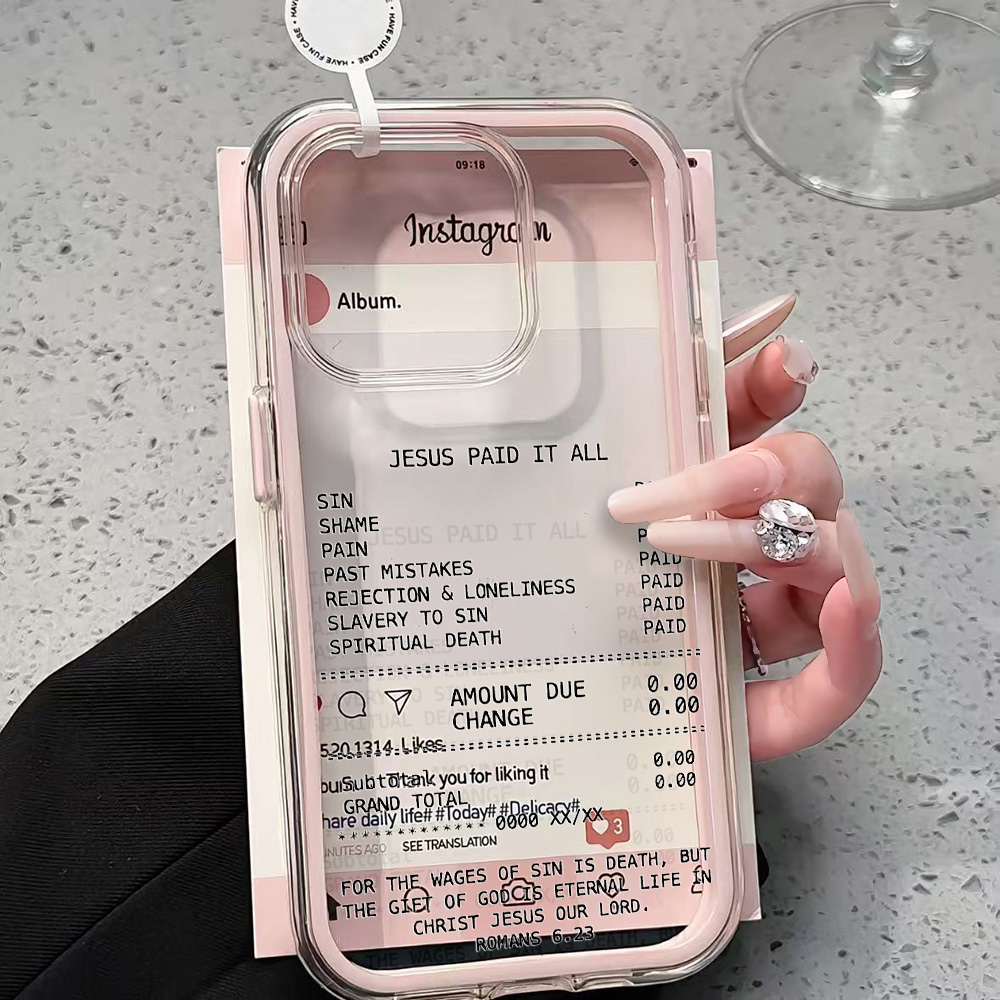 Jesus Christian Bible Transpar - Phone Cases Jesus recension och pris