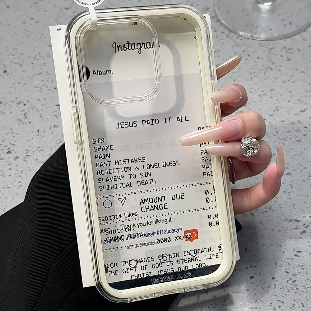 Jesus Christian Bible Transpar - Phone Cases Jesus recension och pris