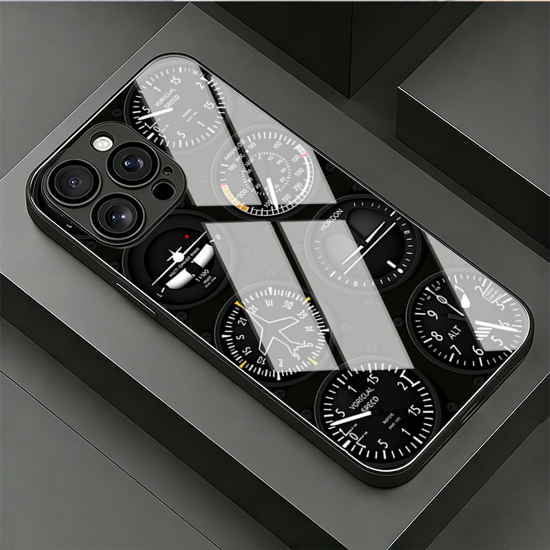 Aviation Instruments Tempered  - Phone Cases Aviation recension och pris