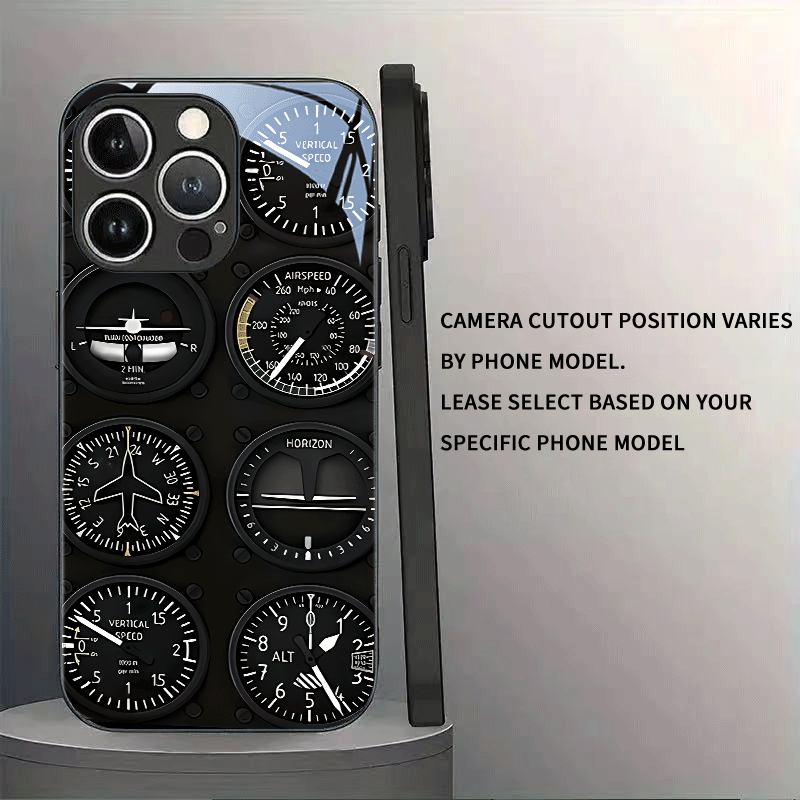 Aviation Instruments Tempered  - Phone Cases Aviation recension och pris