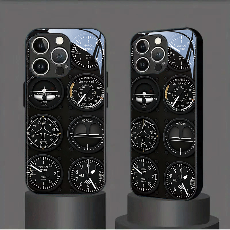 Aviation Instruments Tempered  - Phone Cases Aviation recension och pris