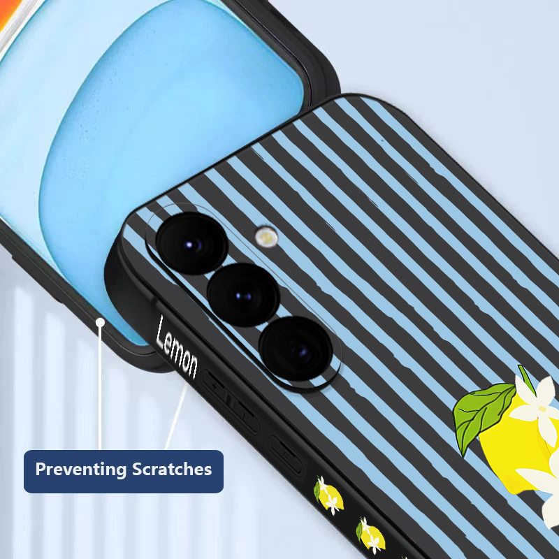 Stripe Lemon Print TPU Phone C - Phone Cases Galaxy S26 Ultra recension och pris