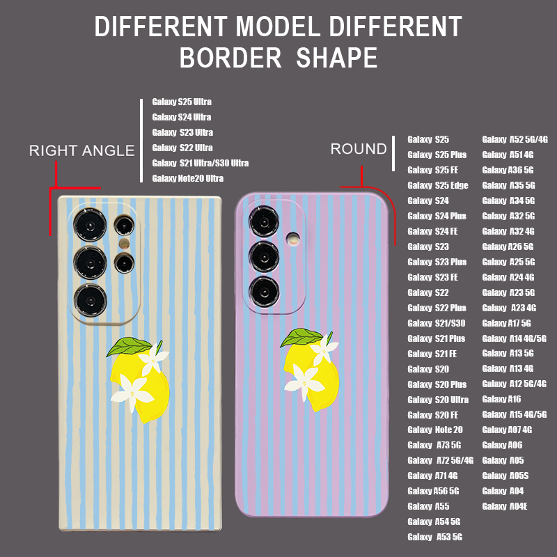 Stripe Lemon Print TPU Phone C - Phone Cases Galaxy S26 Ultra recension och pris