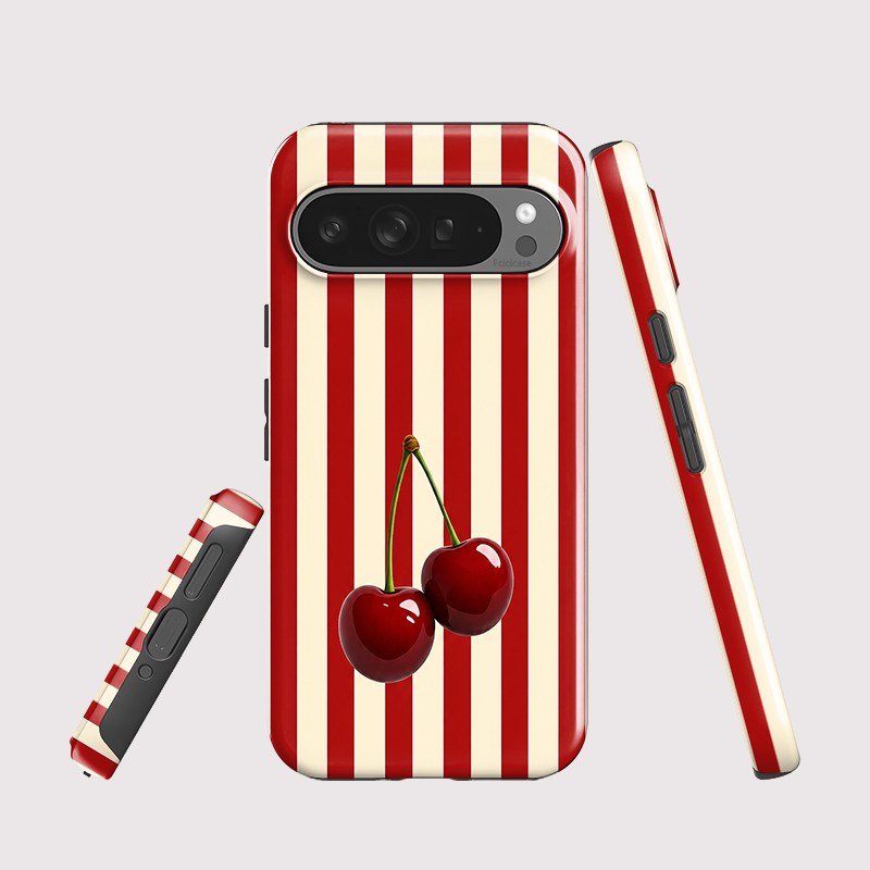 Fcicicase Cherry Stripe Patter - Phone Cases Google Pixel 9 recension och pris