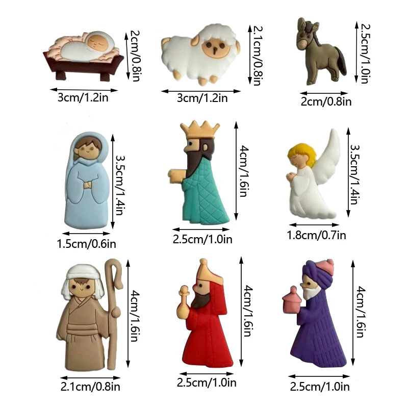 9pcs/Set Jesus Fridge Magnets  - Phone Cases Jesus recension och pris