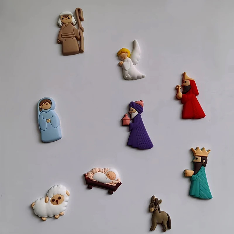 9pcs/Set Jesus Fridge Magnets  - Phone Cases Jesus recension och pris