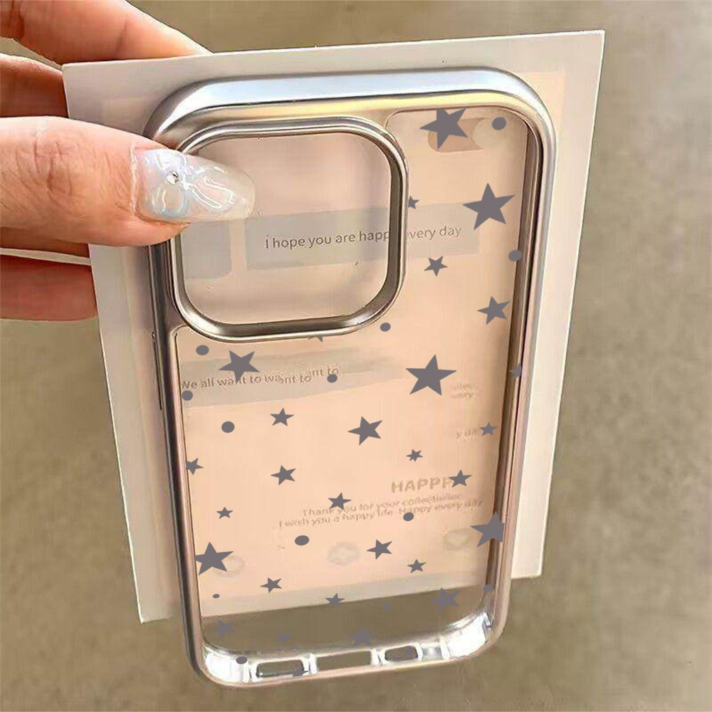 Y2K Stars Fashion Clear Cases  - Phone Cases Trending recension och pris