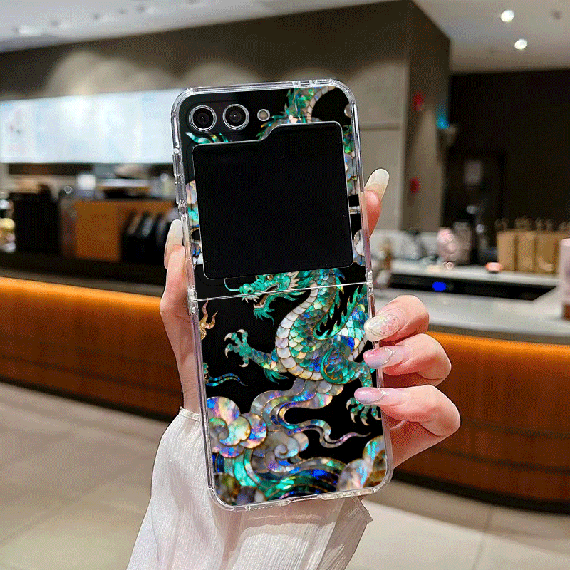 Stylish Tiger Dragon Marble Te - Phone Cases Z Fold 7 recension och pris