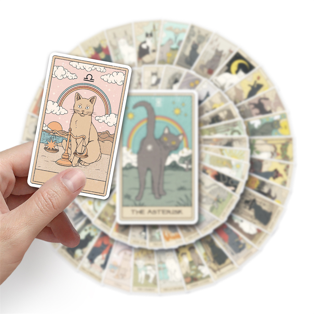 10/30/50PCS Cartoon Cat Tarot  - Phone Cases Wholesale recension och pris