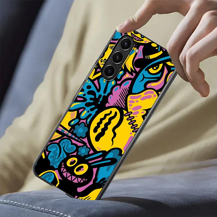 Cartoon Graffiti Design Case f - Phone Cases Z Fold 7 recension och pris